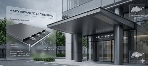 Le dernier blog de l'entreprise sur Comment concevoir et installer des auvents de pluie en aluminium : un guide sur la réduction du bruit et la durabilité