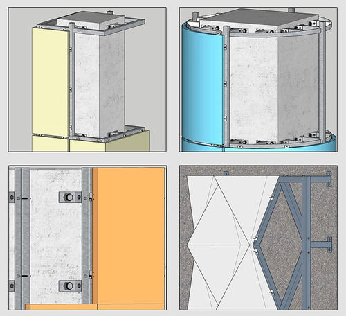 Dernières nouvelles de l'entreprise Comment installer le revêtement en aluminium de la façade métallique
