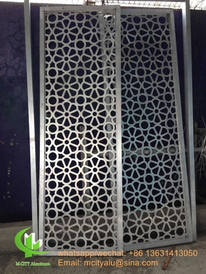 Panneau perforé en aluminium en tôle de façade revêtement de façade de 2,5 mm d'épaisseur pour la décoration de façade mur de rideau