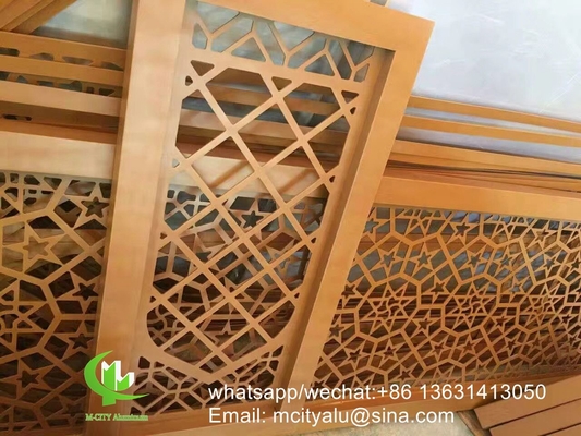 panneau de revêtement en aluminium à motif creux de 3 mm avec finition pvdf pour façade mur rideau panneau solide panneau unique