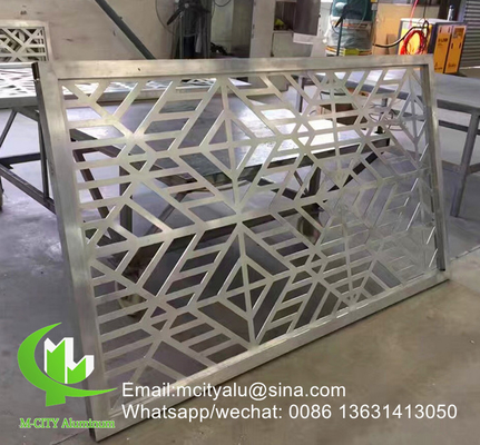Panneau perforé en aluminium pour écran de protection de la vie privée pour revêtement de façade de mur de rideau panneau mural perforé