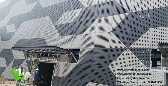 Couleurs et finitions personnalisables pour les panneaux en aluminium pour la décoration de bâtiments