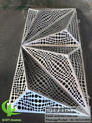 Chine 3003 panneau d'aluminium métallique de 3 mm revêtu en poudre de panneau d'aluminium massif mur rideau pour revêtement de façade