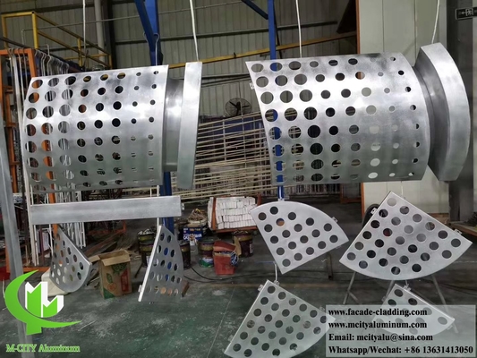 Panneau massif en aluminium pour revêtements muraux extérieurs ignifuges