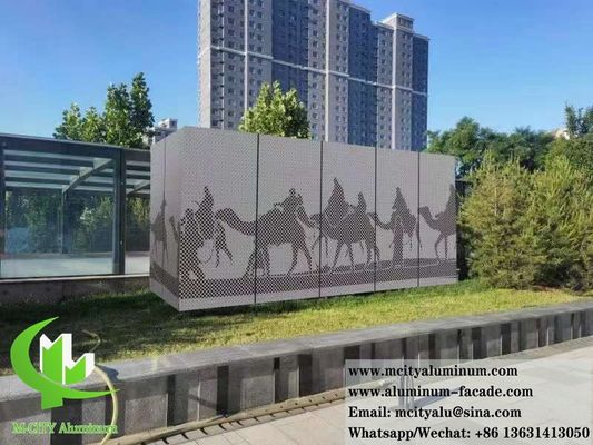 Bon prix Panneaux d'aluminium perforés de façade de mur métallique extérieur 10 ans de garantie en ligne