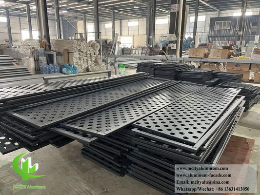 Bon prix Panneau d'aluminium enduit en poudre à découpe laser de taille 1200x2400 mm et motifs personnalisables pour revêtement de façade en ligne