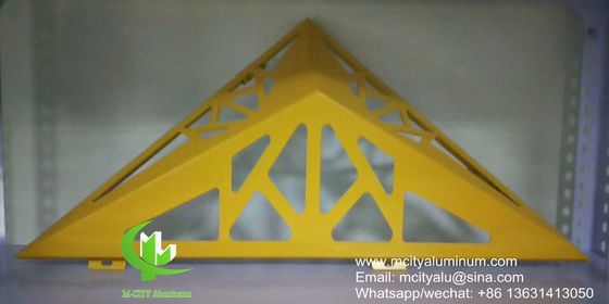 Bon prix Panneau de façade en aluminium perforé revêtu de poudre avec couleurs RAL personnalisables et conceptions de découpe laser CNC en ligne