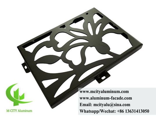 Bon prix Panneau en aluminium découpé au laser avec motifs personnalisables et surface revêtue par poudre, en taille standard de 1200x2400mm pour le revêtement de façade en ligne