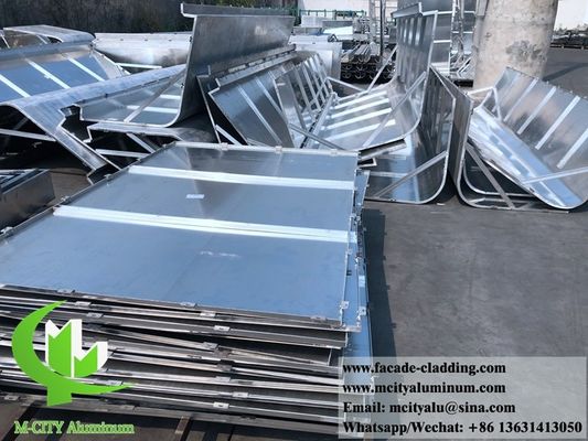 Bon prix Coupe laser en poudre revêtue de façade en aluminium avec des couleurs RAL personnalisables pour panneau en aluminium solide architectural en ligne