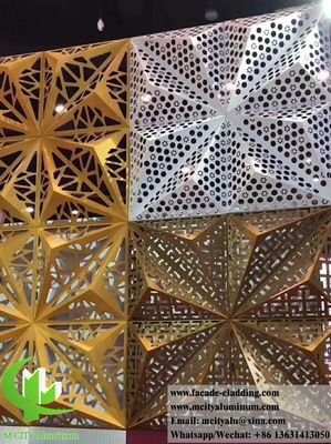 Qualité  Customized 3D aluminum facade panel with powder coated RAL color options and CNC cutting for building exteriors Fabrique