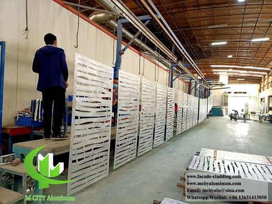 Bon prix Bardage mural perforé en aluminium thermolaqué découpé au laser pour écran métallique de jardin en ligne