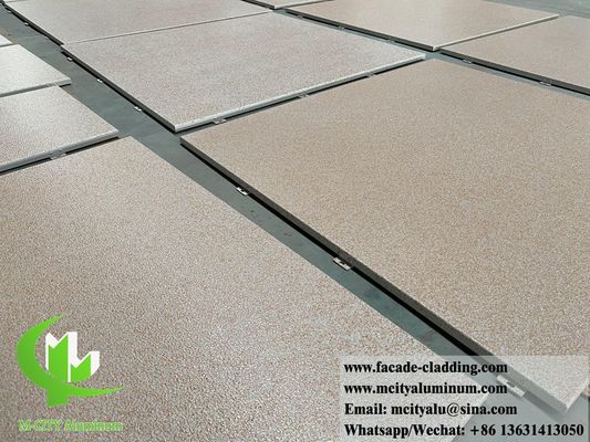 Bon prix Panneau de revêtement en aluminium de 3 mm d'épaisseur avec revêtement en poudre de couleur pierre pour façade et mur extérieur durables en ligne