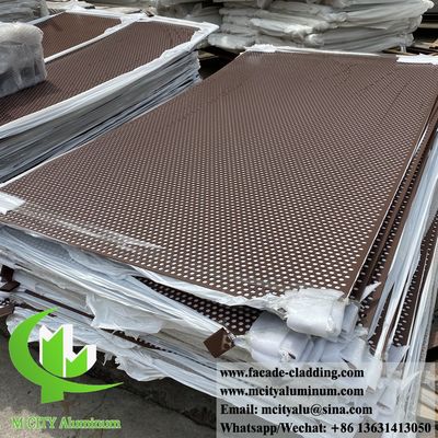 Bon prix Panneaux muraux métalliques perforés Écran en aluminium pour clôture de jardin revêtement mural panneaux coupés au laser en ligne