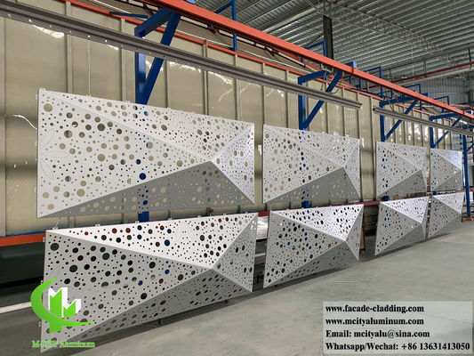 Bon prix Système de façade métallique 3D en aluminium massif pour la décoration extérieure des murs du bâtiment en ligne