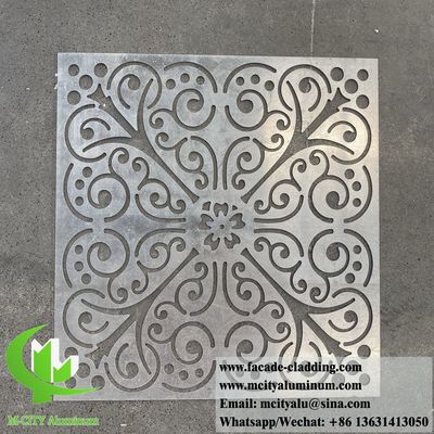 Bon prix Panneau décoratif en aluminium thermolaqué de 3 mm avec designs personnalisables pour bardage de façade en métal découpé au laser en ligne