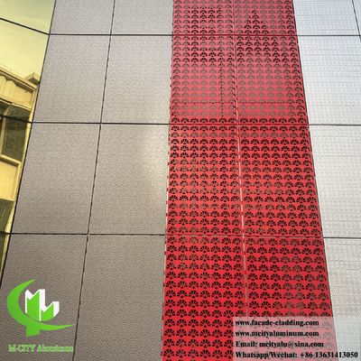 Bon prix Feuille d'aluminium perforée décorative avec garantie de couleur PVDF de 15 ans, couleurs RAL personnalisables et alliage d'aluminium haute résistance pour revêtement de façade en ligne