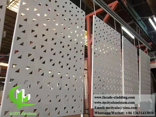 Bon prix Système de façades de revêtement métallique perforé Modèles métalliques coupés au laser Feuille d'aluminium en ligne