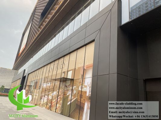 Bon prix Panneau de revêtement de façade en aluminium perforé revêtu de poudre d'une épaisseur de 3 mm pour la décoration extérieure en ligne