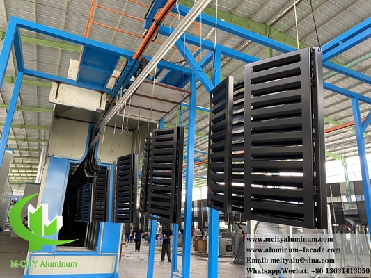 Couverture de pompe à chaleur en aluminium pour décoration extérieure pour protéger l' air conditionné