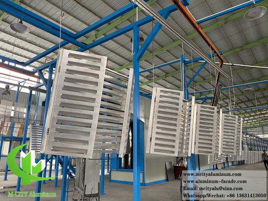 Couverture de pompe à chaleur en aluminium pour décoration extérieure pour protéger l' air conditionné