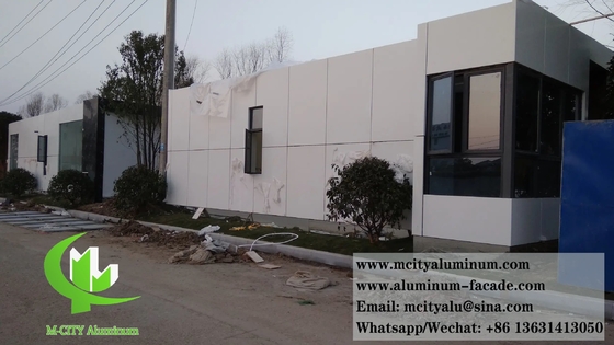 Le revêtement d'aluminium pour les façades de murs du système d'aluminium solide PVDF couleur 3 mm