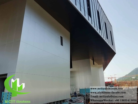 Panneau d'aluminium Écran décoratif murale revêtement en aluminium massif Utilisation extérieure