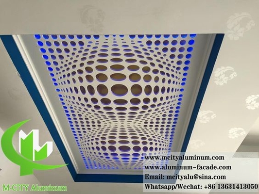 Panneau de motifs en aluminium Façade revêtement tôle de métal Décoration extérieure
