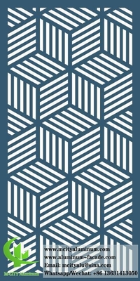Panneau de revêtement en aluminium à feuille de métal coupée au laser pour système de façade de revêtement de mur de plafond