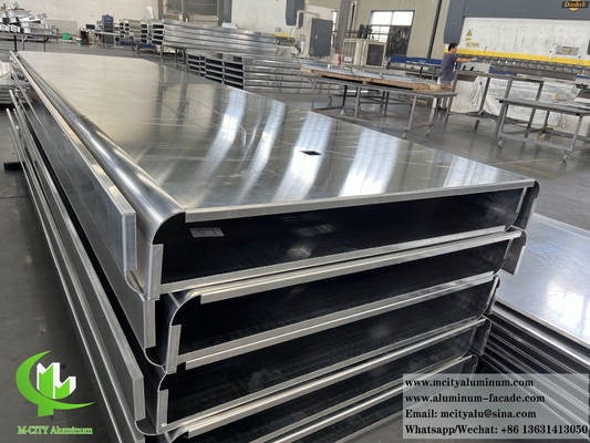 Panneau de revêtement en aluminium en tôle métallique panneau de façade en aluminium massif