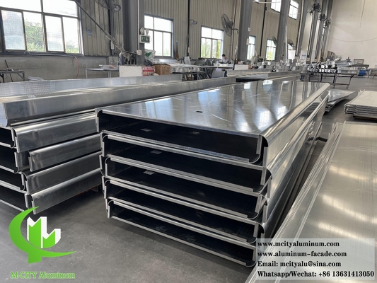 Panneau de revêtement en aluminium en tôle métallique panneau de façade en aluminium massif