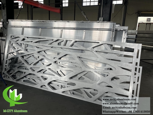 Écran d'aluminium à feuille de métal coupée au laser pour la décoration de la pièce Épaisseur 4 mm