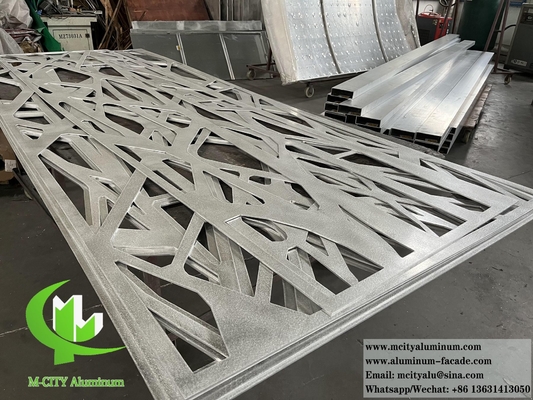 Écran d'aluminium à feuille de métal coupée au laser pour la décoration de la pièce Épaisseur 4 mm