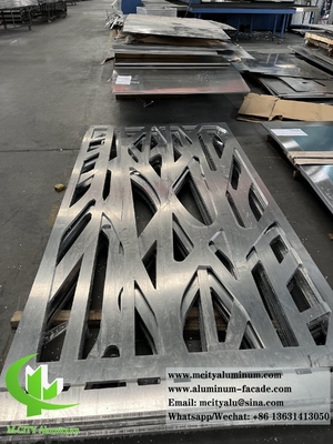 Panneau métallique découpé au laser Écran en aluminium pour la décoration des séparateurs de pièces Épaisseur 10 mm