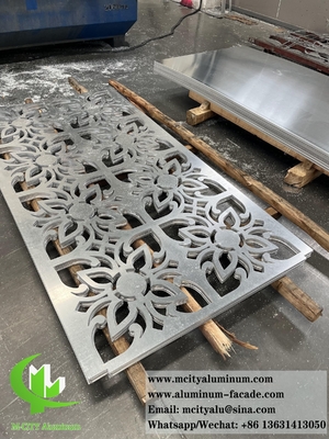 Écran métallique en aluminium solide pour les revêtements muraux
