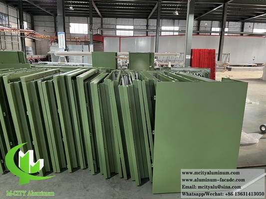 Écran métallique en aluminium solide pour les revêtements muraux