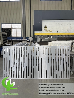 Coupe CNC de tôle d'aluminium écran avec modèle de coupe laser pour la décoration murale