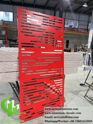 Panneau de façade perforé en aluminium d'une épaisseur de 1,5 à 20 mm, couleurs variables pour les achats B2B