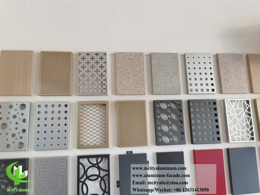 Panneaux en aluminium 3 mm pour revêtement durable du système de façade