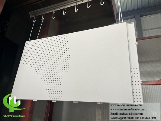 Façade en aluminium perforé de taille variable avec une haute résistance aux intempéries