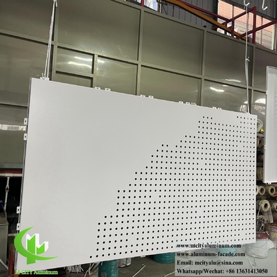Panneau de revêtement en aluminium en tôle solide Écran métallique pour revêtement mural extérieur