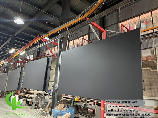 Panneau de revêtement en aluminium en tôle solide Écran métallique pour revêtement mural extérieur