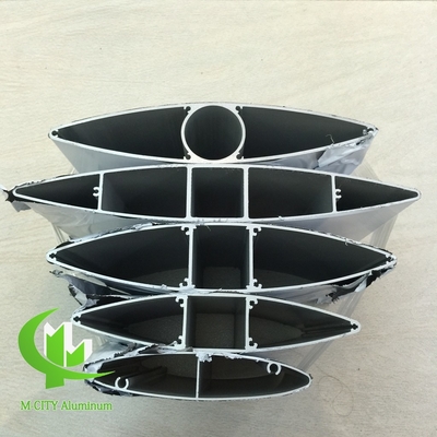 200mm Chine fournisseur de volets en aluminium pour la décoration de bâtiments selon la conception de l'architecte