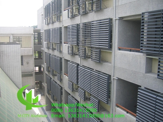 Fabricant de boucles en aluminium pour la décoration de bâtiments selon la conception de l'architecte