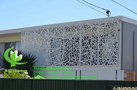 écran de coupe en aluminium avec divers motifs de conception panneau de coupe laser pour fenêtre de façade de balcon