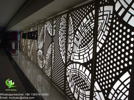 panneau de revêtement de façade en feuille métallique de façade en feuille d'aluminium de conception d'arbre d'épaisseur de 2,5 mm pour la décoration de façade de mur de rideau
