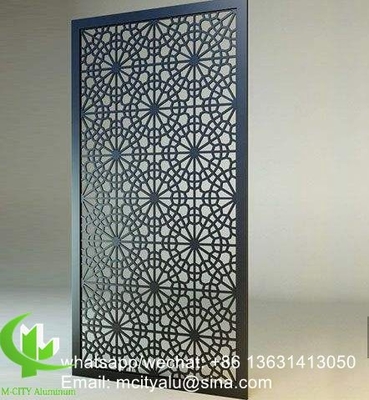 Panneau d'écran en aluminium à gravure panneau d'écran en métal d'épaisseur de 5 mm panneau d'écran pour séparateur de pièce