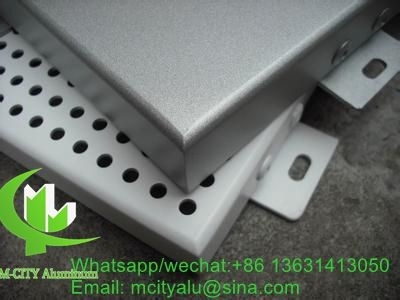 Panneau de revêtement de panneau massif en aluminium métallique pour mur rideau de façade avec panneau en aluminium d'épaisseur de 3 mm