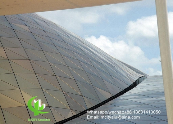 panneau de revêtement en aluminium à motif creux de 2,5 mm avec finition pvdf pour façade mur rideau panneau solide panneau unique