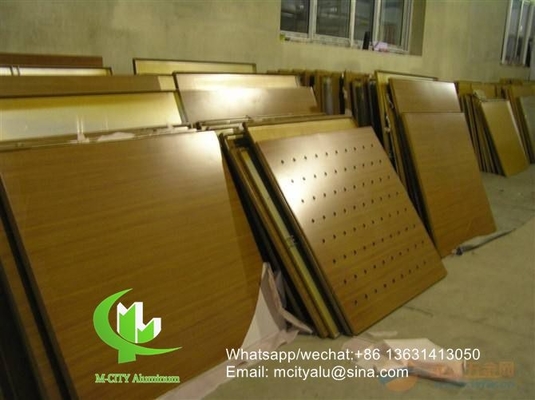 panneau de revêtement en aluminium perforé de 2 mm avec finition pvdf pour façade mur rideau panneau solide unique