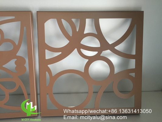 Panneau solide en aluminium revêtu de 3 mm avec motif en bambou pour panneau de revêtement mural de façade